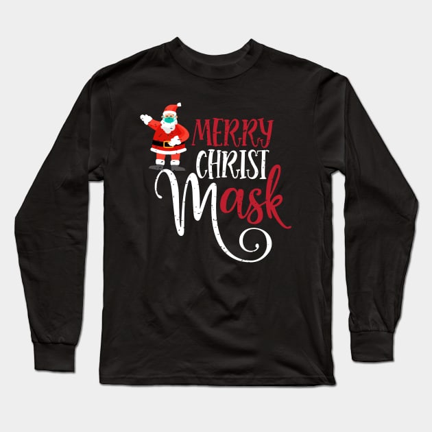 Merry Christmask Santa Gift Long Sleeve T-Shirt by The store of civilizations